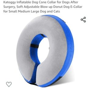 Katoggy inflatable dog collar (medical) in Large.